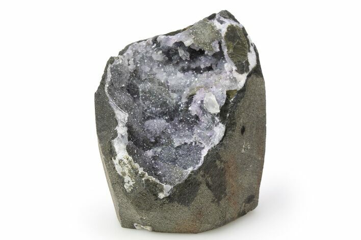 Sparkling Amethyst on Basalt - India #266940